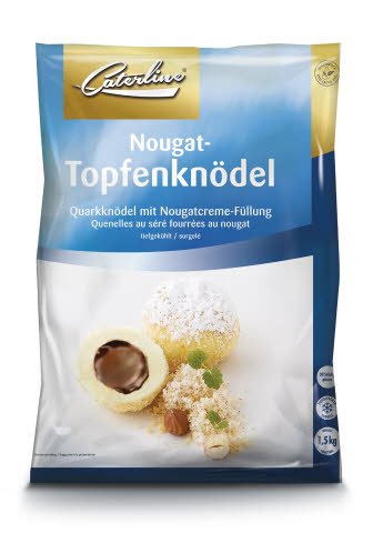Caterline Nougat-Topfenknödel 1,5 KG (30 Stk. à ca. 50 g) - 