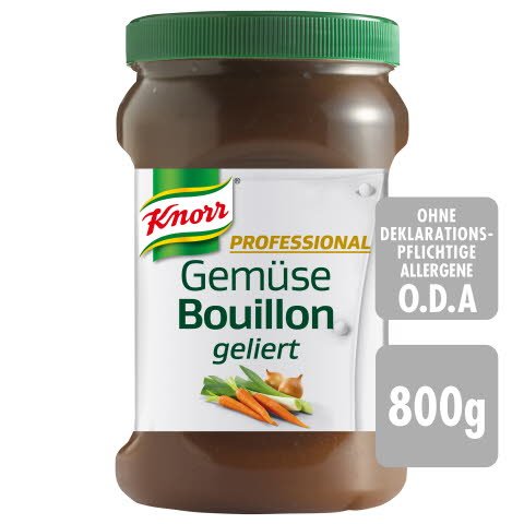 Knorr Gemüse Bouillon geliert 800 g  - KNORR Professional Bouillons geliert. So gut wie selbst gemacht.