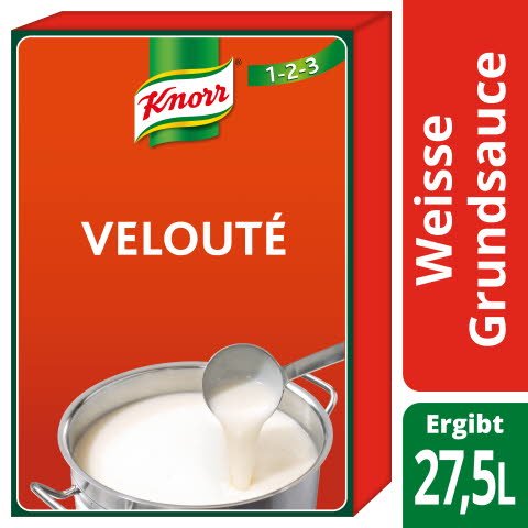 Knorr Velouté Weisse Grundsauce 3 KG - Knorr Velouté – für perfekte Konsistenz und vielseitigen Einsatz.