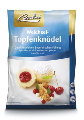 Caterline Weichsel-Topfenknödel 1,5 KG (30 Stk. à ca. 50 g) - 