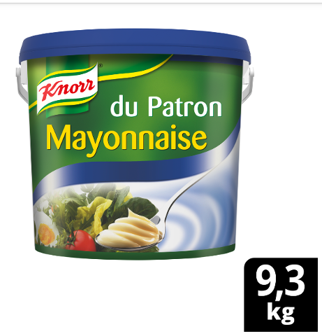 Knorr Mayonnaise du Patron 82% M.G. 9,3 KG - 