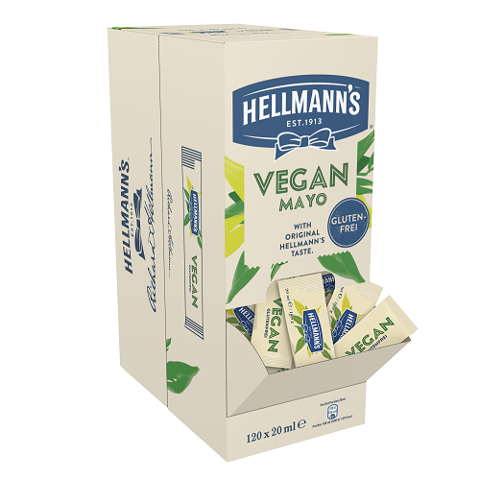 Hellmann's Vegan Mayo 120x20ml en portions - 