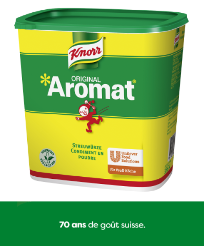 Knorr Aromat 1 KG - Le grand classique suisse depuis plus de 70 ans.