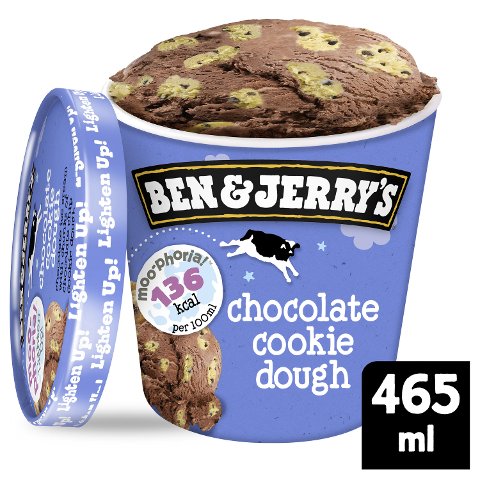 BEN & JERRY'S Moo-phoria Chocolate Cookie Dough 465 ml - 