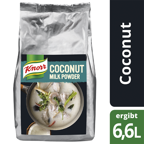 Knorr Coconut Milk Powder 1 kg - "Une saveur authentique
pour des recettes
sucrées et salées."
