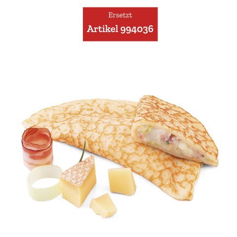 Caterline Crêpes au fromage, aux poireaux et au lard 2,1 KG (30 pièces à env. 70 g) - 