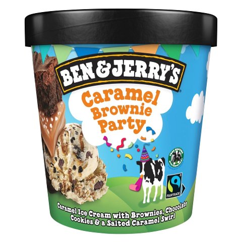 BEN & JERRY'S Caramel Brownie Party 465 ml - 
