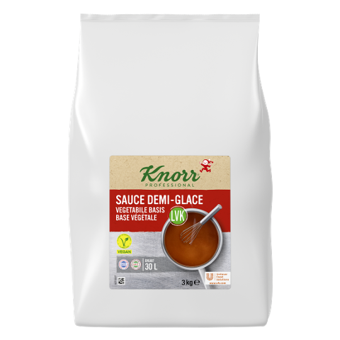 Knorr Professional Base végétale Sauce Demi-glace (LVK) 3 KG - Un goût authentique et équilibré en un tour de main.