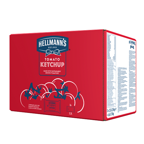 Hellmann's Ketchup pour distributeur 3 x 2.5 l