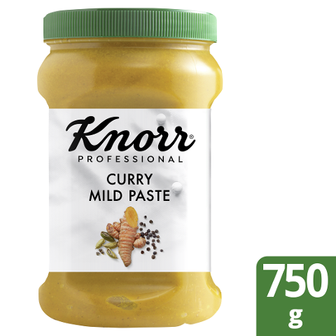 Knorr Professional Pâte d'épices Curry doux 750 g  - Les pâtes d’épices KNORR PROFESSIONAL sont toujours prêtes à l’emploi.