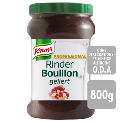 Knorr Professional Bouillon de bœuf gélifié 800 g - Bouillons gélifiés KNORR PROFESSIONAL. Aussi bon que du fait maison.