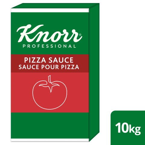 Knorr Sauce Pour Pizza 10 KG - Knorr Sauce pour pizza: uniquement des tomates italiennes avec une pincée de sel marin. Utilisations multiples