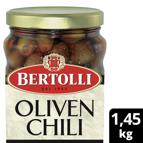 Bertolli Olives Chili 1,5 KG - 