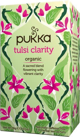 Pukka Biologique thé d'herbes Tulsi Clarity 20 sachets - 