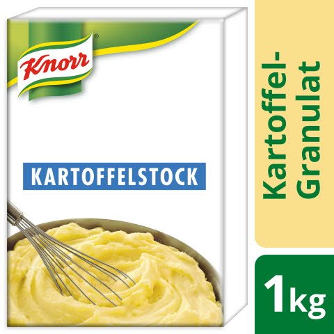 Knorr Purée de pommes de terre granulé 1 KG - Pour un plaisir du goût inégalé, la purée KNORR est élaborée à partir de pommes de terre issues de l‘agriculture durable.