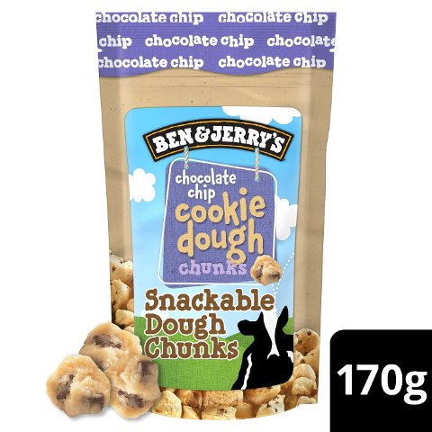 BEN & JERRY'S Snackable Chocolate Chip Cookie Dough Chunks 170 g - 