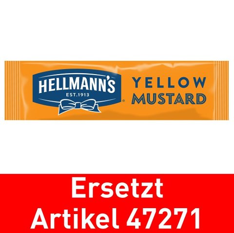 Hellmann's Yellow Mustard 198x10ml en portions - 