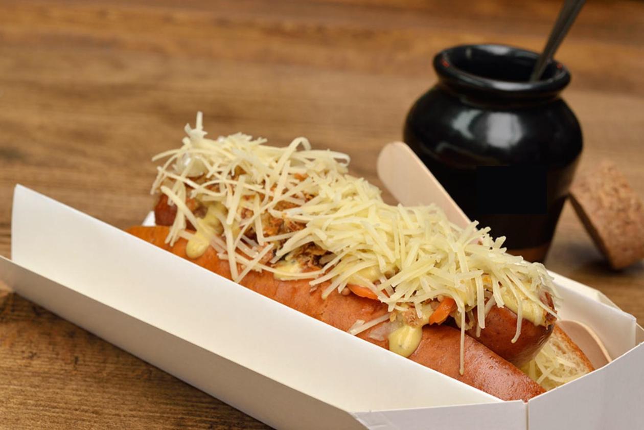 Hot Dog com queijo Hot Dog com queijo