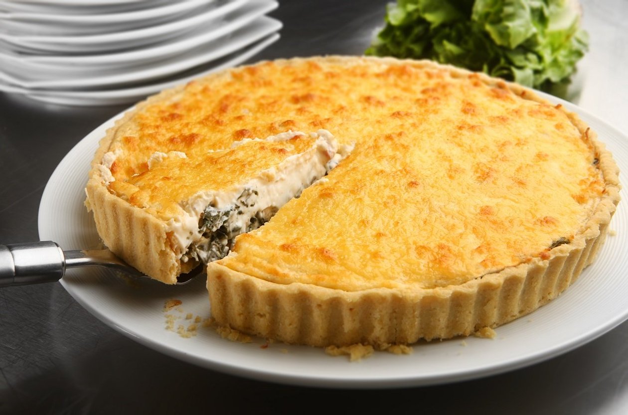 Quiche de Escarola com Bacon Quiche de Escarola com Bacon