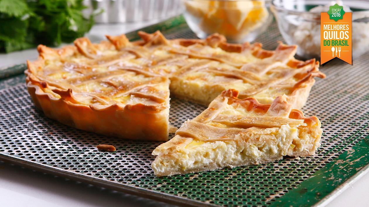 Torta de Alho-Poró Torta de Alho-Poró