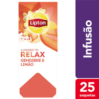 Lipton infusão Gengibre e Limão