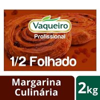 Vaqueiro Profissional margarina culinária 1/2 Folhado 2 Kg