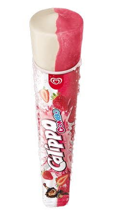Calippo Combo Morango e Baunilha -