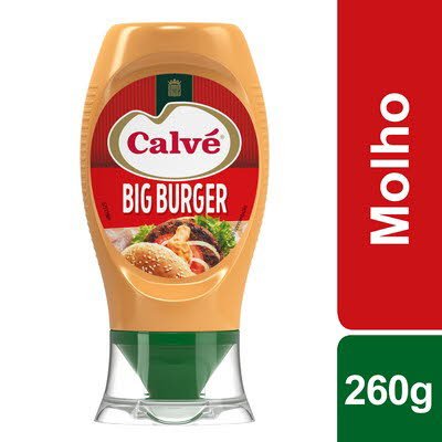 Calvé molho Big Burger Top Down 260 Gr -