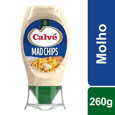 Calvé molho Mad Chips Top Down 260 Gr -