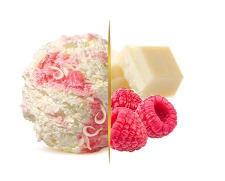 Carte D'Or Sorbet Framboesa & Chocolate Branco -