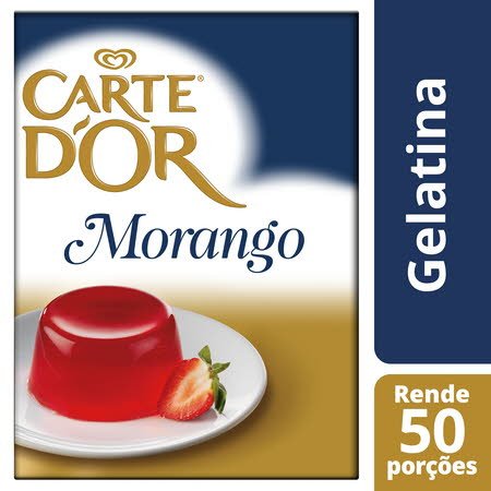 Carte D’Or Gelatina animal desidratada Morango 850Gr -
