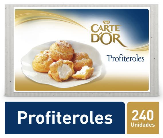 Carte D’Or sobremesa congelada Profiteroles 6x500Gr -