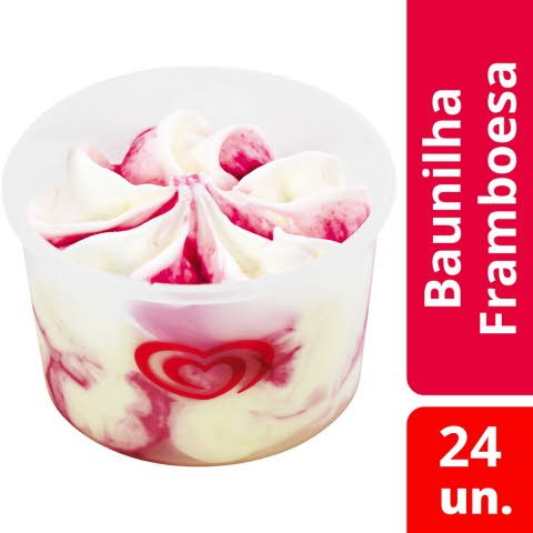 Copo Olá Baunilha Framboesa -