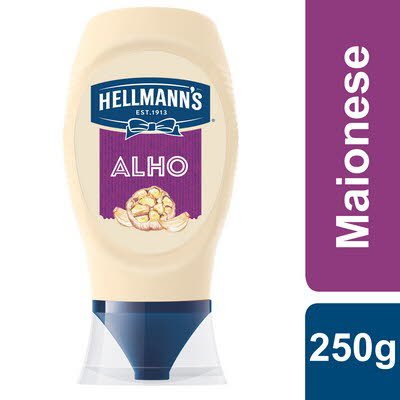 Hellmann’s Maionese Alho Top Down 250Gr -