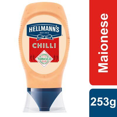 Hellmann’s Maionese Chilli Top Down 253Gr -