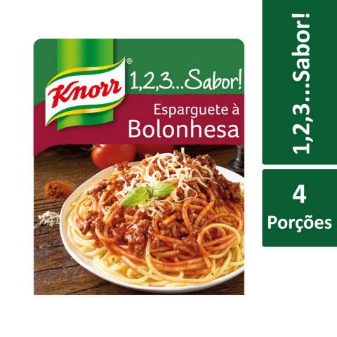 Knorr 1,2,3… Sabor! Esparguete à Bolonhesa -