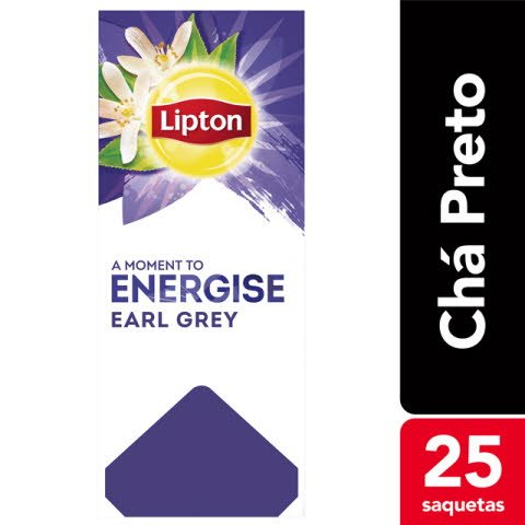 Lipton chá preto Earl Grey -