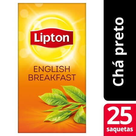Lipton chá preto English Breakfast 25 Saq. - Lipton chá preto English Breakfast 25 Saq. -