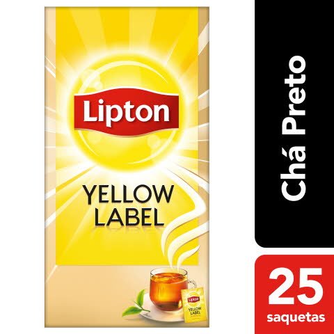 Lipton chá preto Yellow Label -