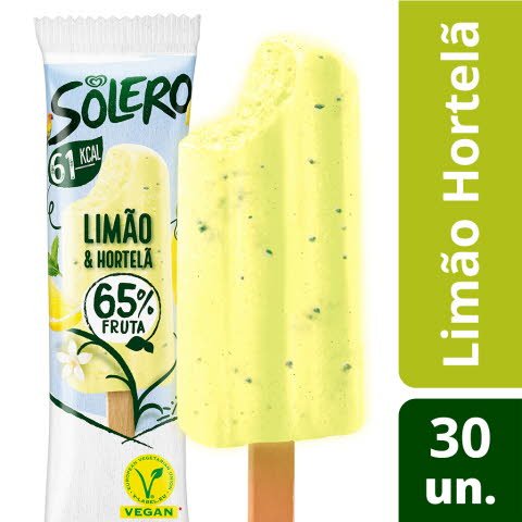 Solero Limão e Hortelã -