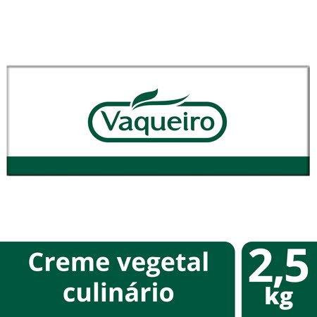 Vaqueiro creme vegetal culinário e fritura rasa 2,5Kg -