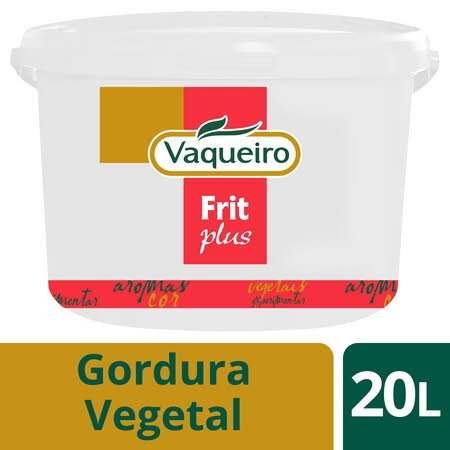 Vaqueiro Frit Plus gordura vegetal fritura imersão 20Lt