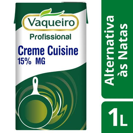 Vaqueiro Profissional Alternativa às Natas Creme Cuisine 1Lt -