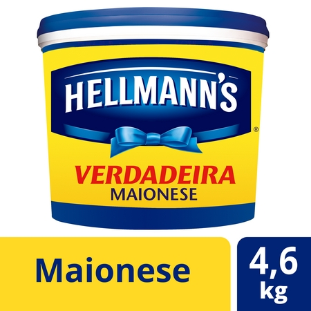 Hellmann's Maionese 4,6Kg - Hellmann's é a maionese 100% genuína, 100% de confiança. Hellmann's Maionese 4,6Kg - Hellmann's é a maionese 100% genuína, 100% de confiança.