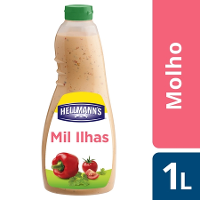 Hellmann’s molho para saladas Mil Ilhas 1Lt - Hellmann’s molho para saladas Mil Ilhas 1Lt -