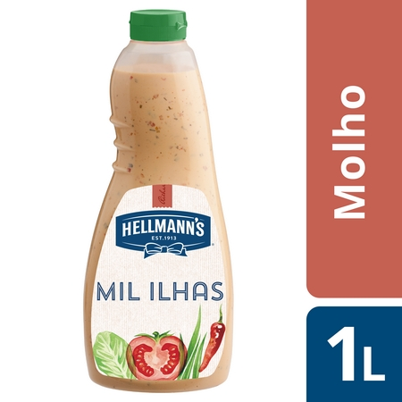 Hellmann’s molho para saladas Mil Ilhas 1Lt -