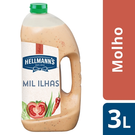 Hellmann’s molho para saladas Mil Ilhas 3Lt -