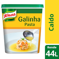 Knorr caldo pasta Galinha 1Kg - Knorr Caldo de Galinha é o preferido das cozinhas portuguesas. Sabor único, qualidade constante.