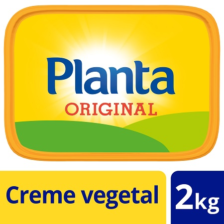 Planta creme vegetal para barrar 2Kg - Planta, o sabor tradicional e a textura ideal para barrar.