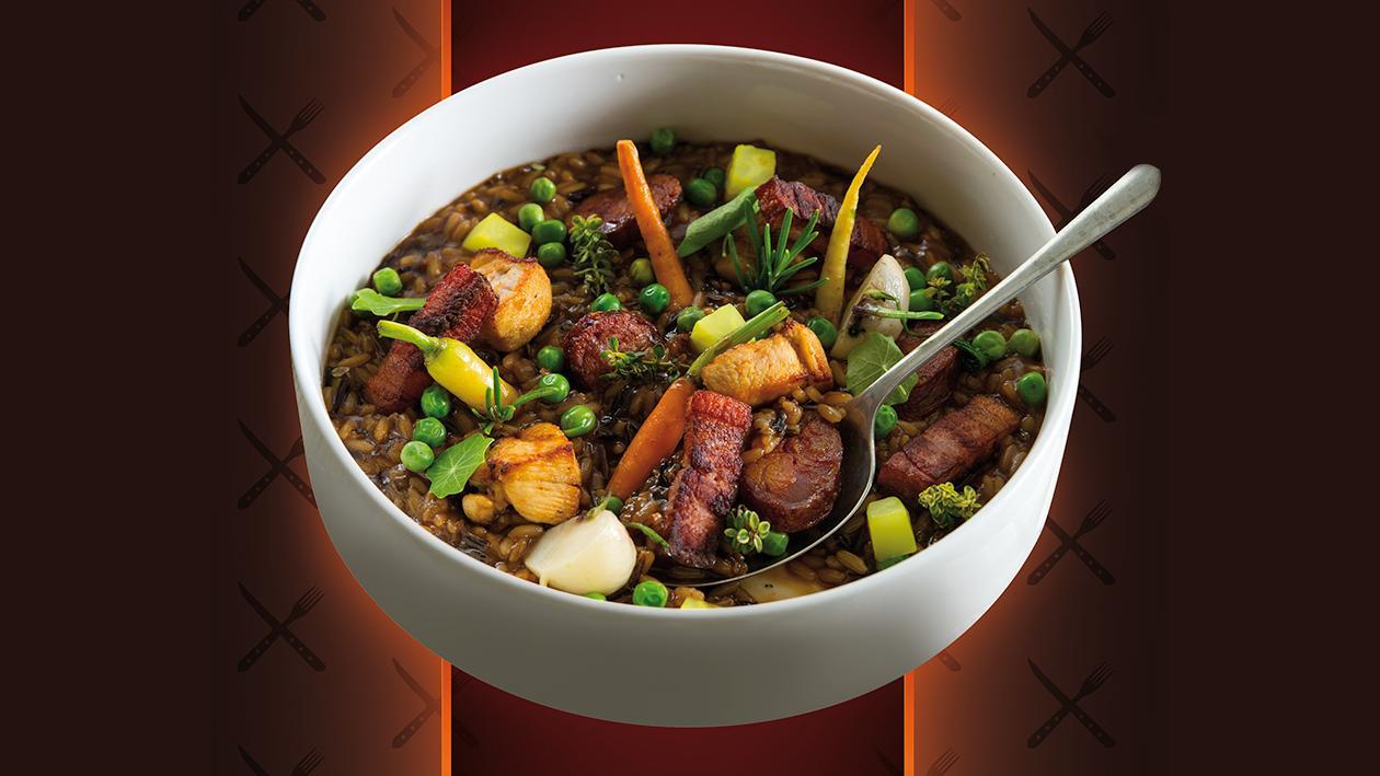 Arroz Malandrinho de Frango e Enchidos